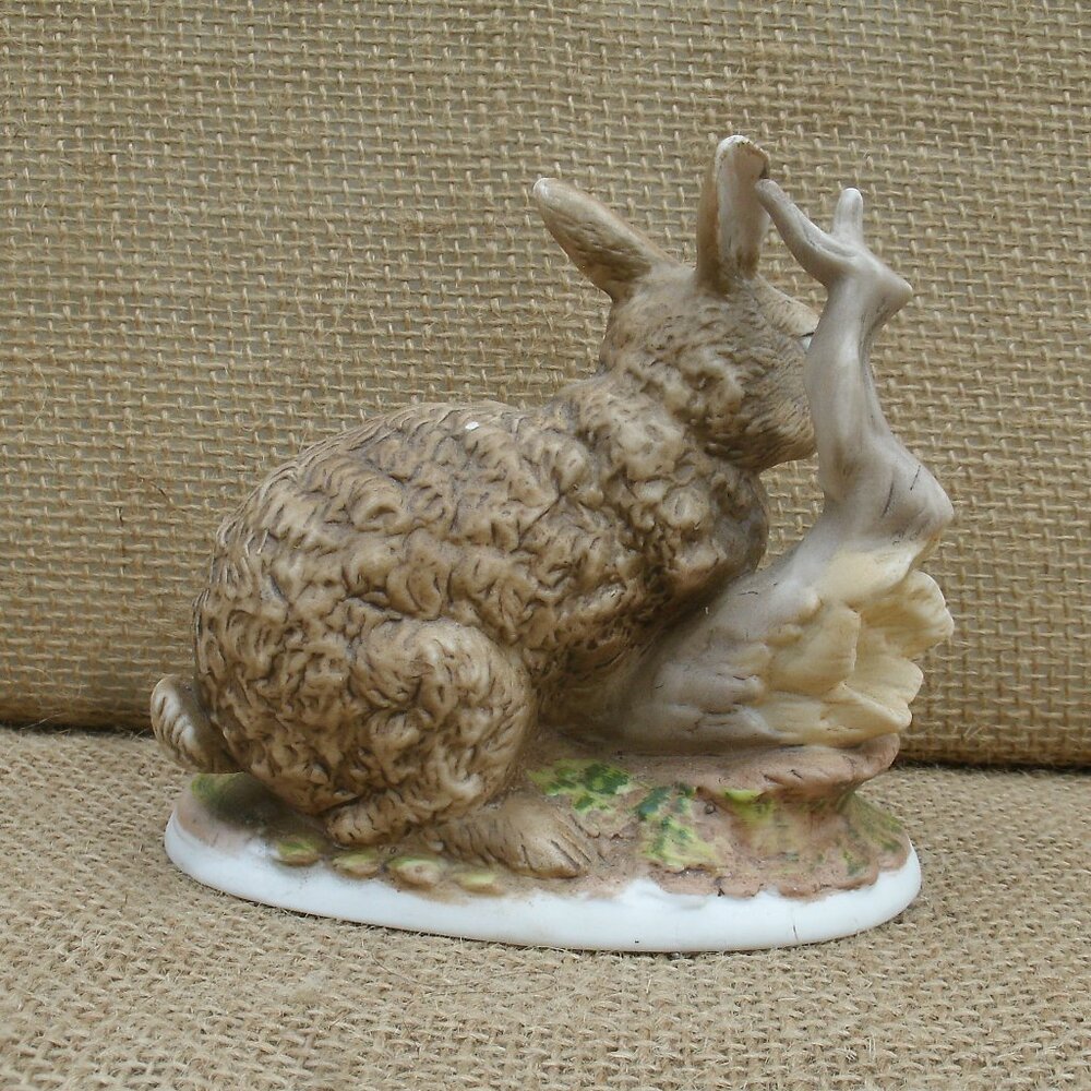 Vintage Homco Porcelain Rabbit Figurine - Picture 5 of 16